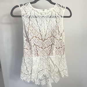 VERONICA BEARD LACE TOP